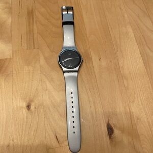Swatch silver watch